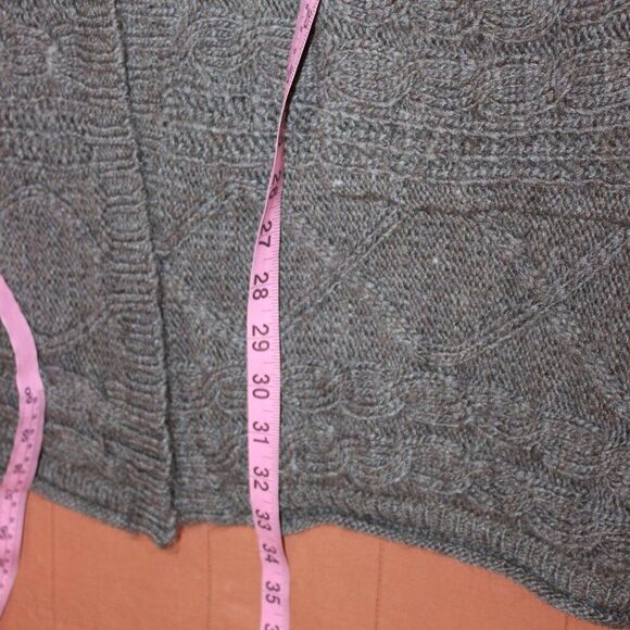 American Eagle Outfitters Brown Long  Open Front Cardigan Sweater Women's Size M - Picture 12 of 12